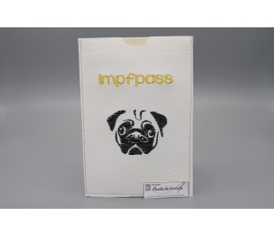 Stickdatei - Mops Silhouette